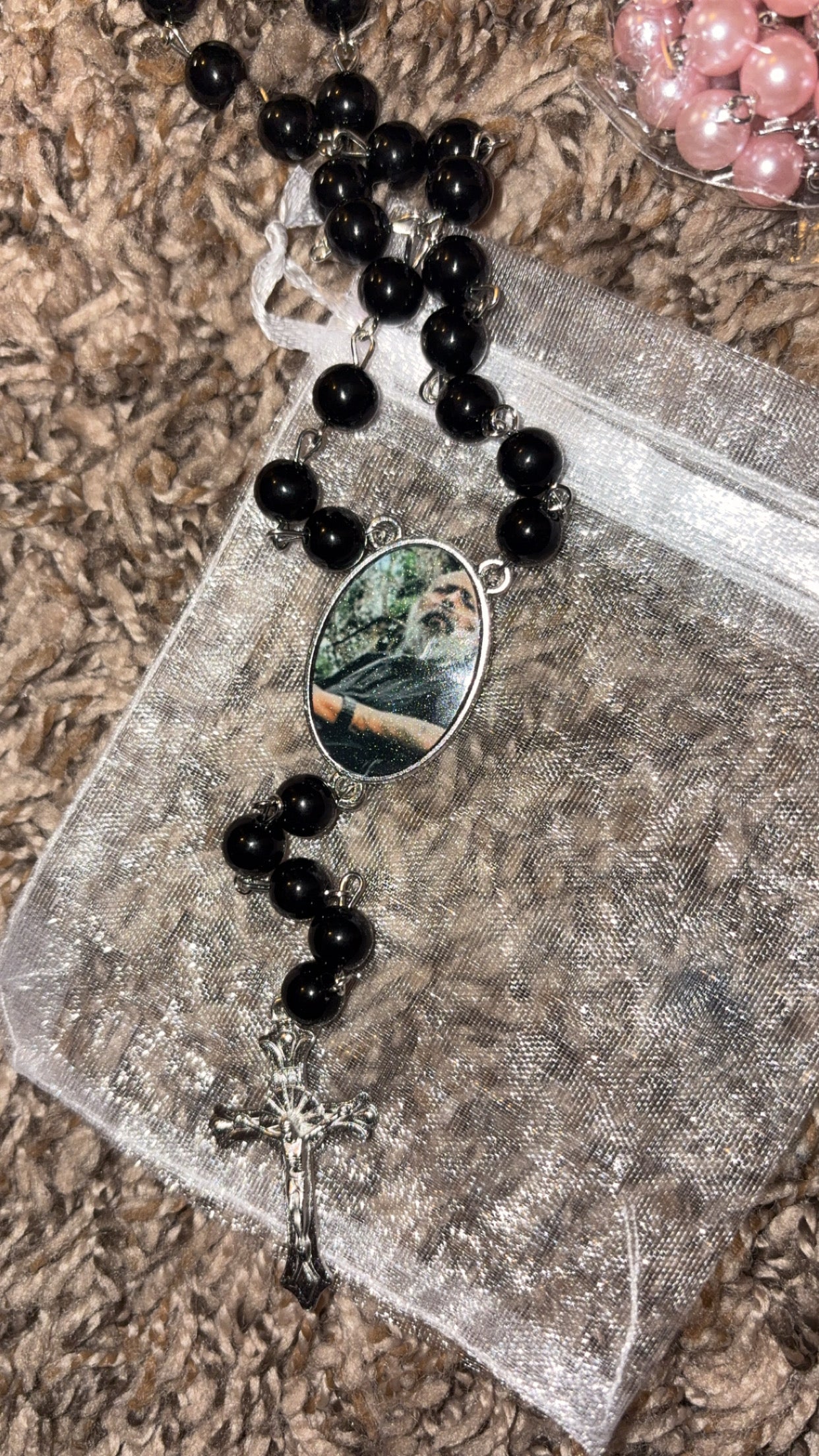 Custom rosary necklace