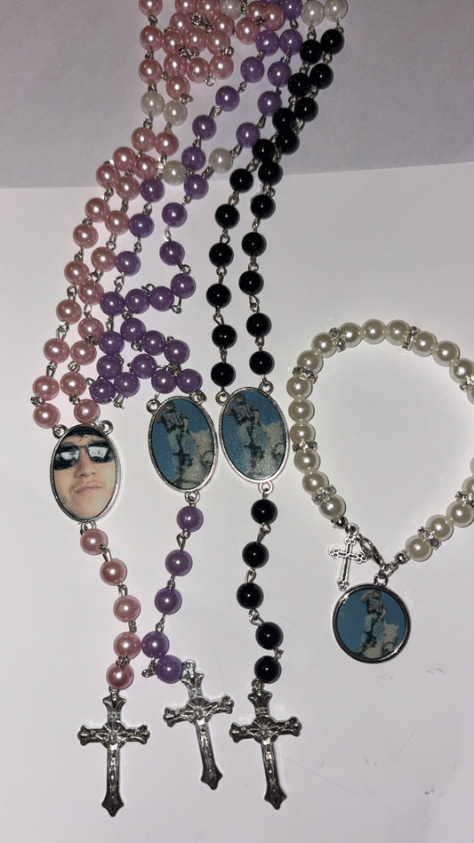 Custom rosary necklace