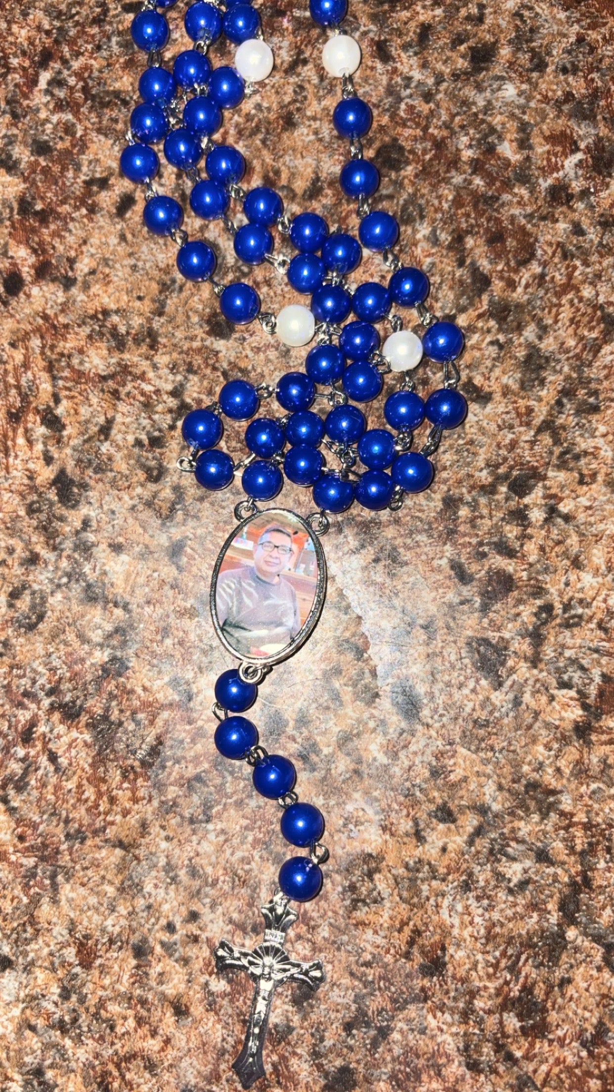 Custom rosary necklace